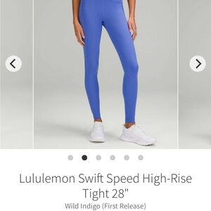 lululemon athletica Swift Speed High-Rise Leggings - Wild Indigo